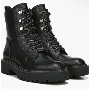 Sam Edelman Black Combat Boots